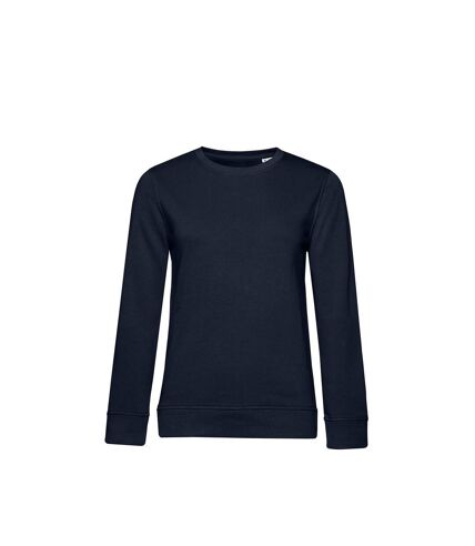 B&C Womens/Ladies Organic Sweatshirt (Navy)