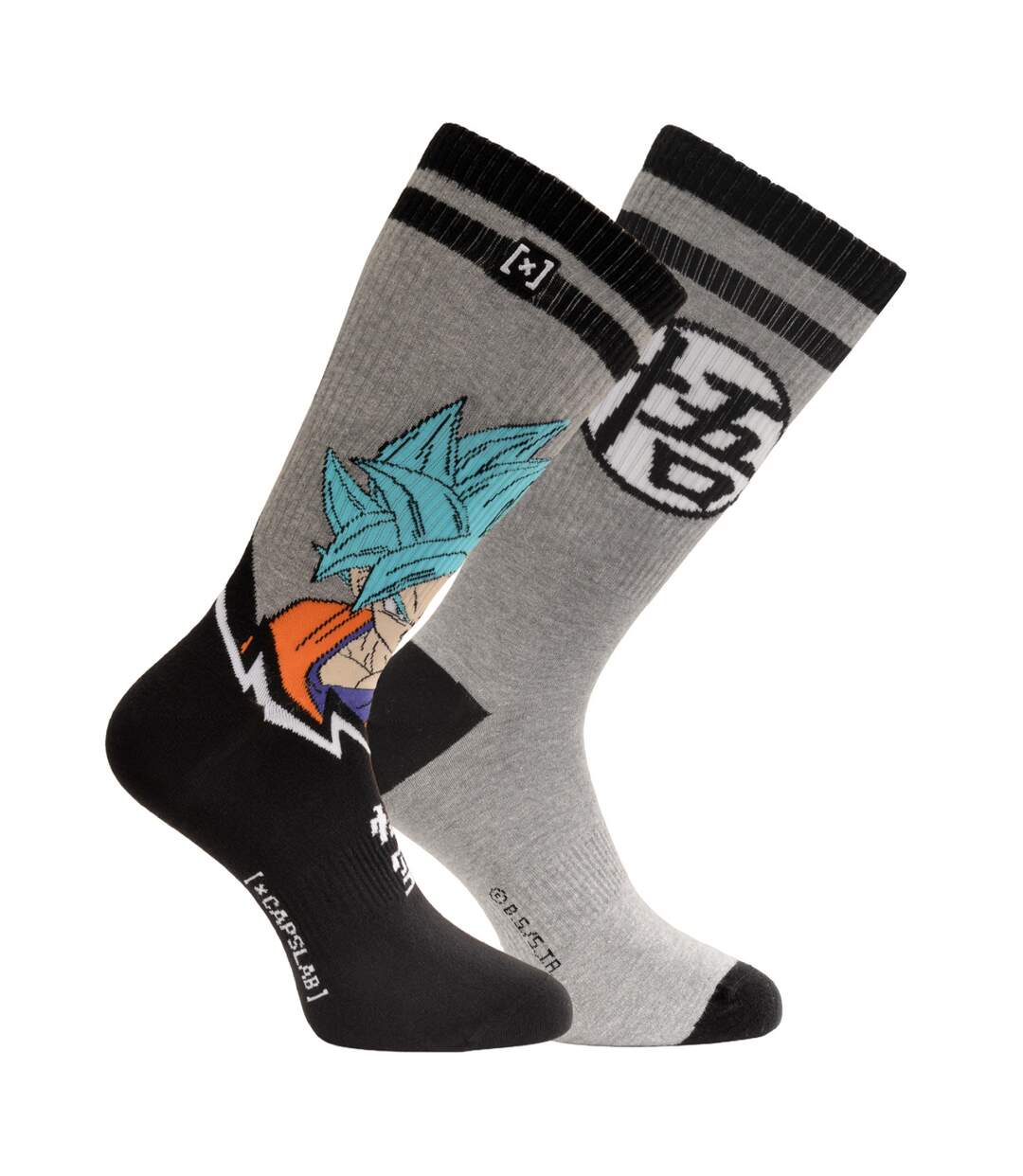 Paire de chaussettes dépareillées Goku Dragon Ball Super Capslab-3