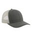 Casquette Trucker Motif/style 6 Panneaux Sonic-s Adulte Gris Chiné Blanc Atlantis Headwear-2