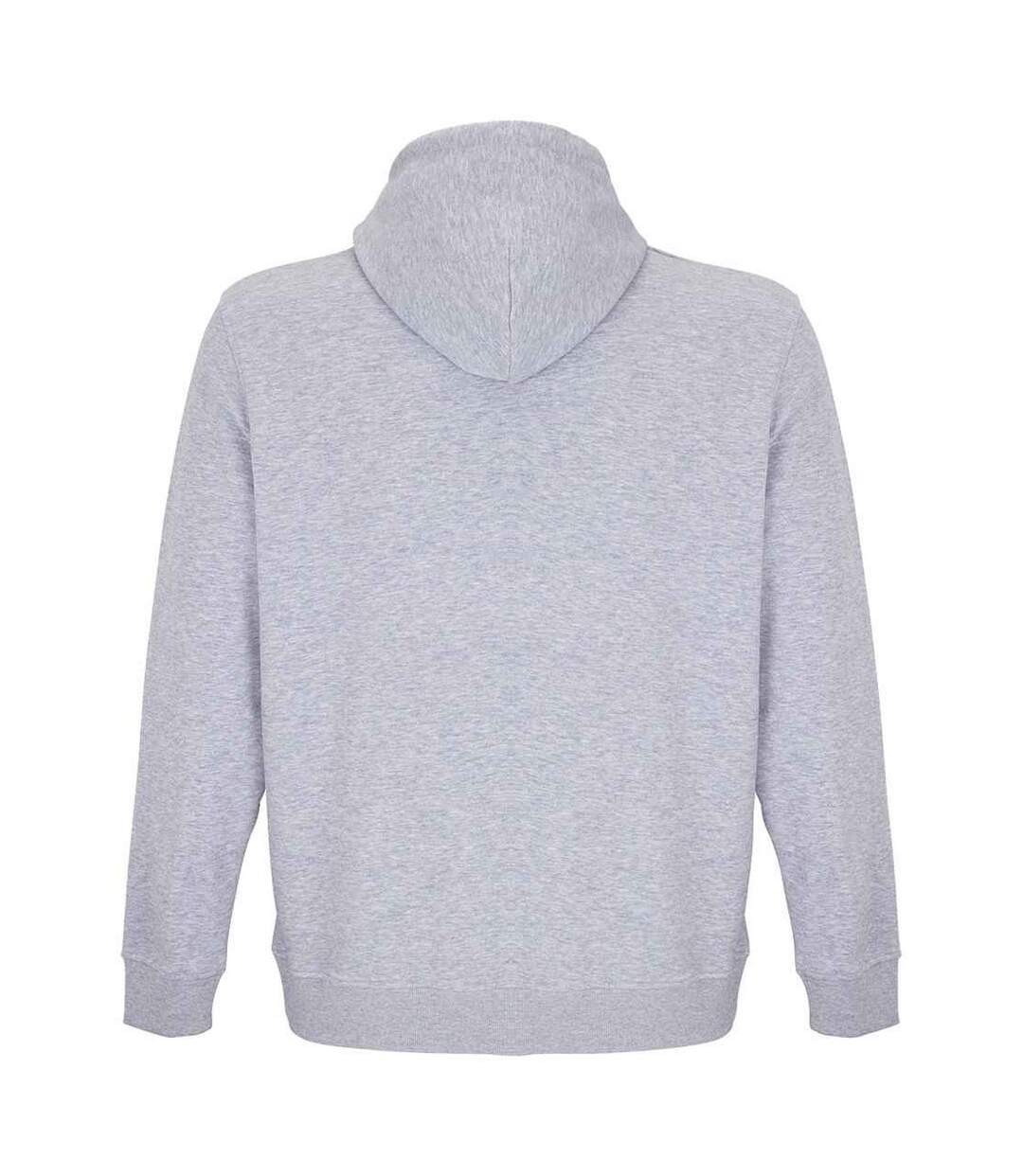 Sweat à capuche constellation adulte gris chiné SOLS