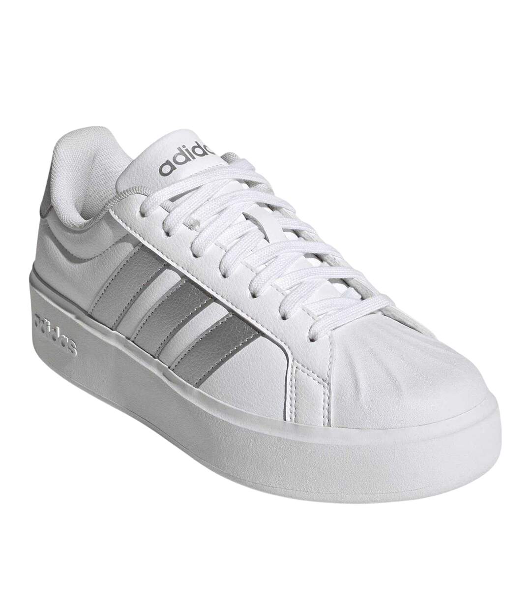 Baskets Motif/style Vif Streetalk Femme Blanc Adidas-4