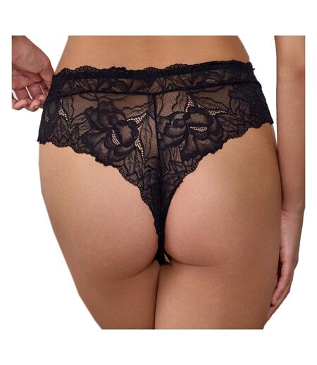 Tanga noir femme les petites bombes nila - l
