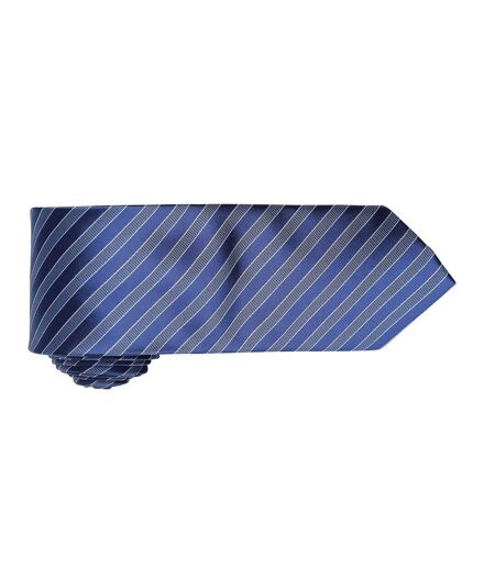 Cravate Rayée Homme Taille Unique Bleu Marine Bleu Premier