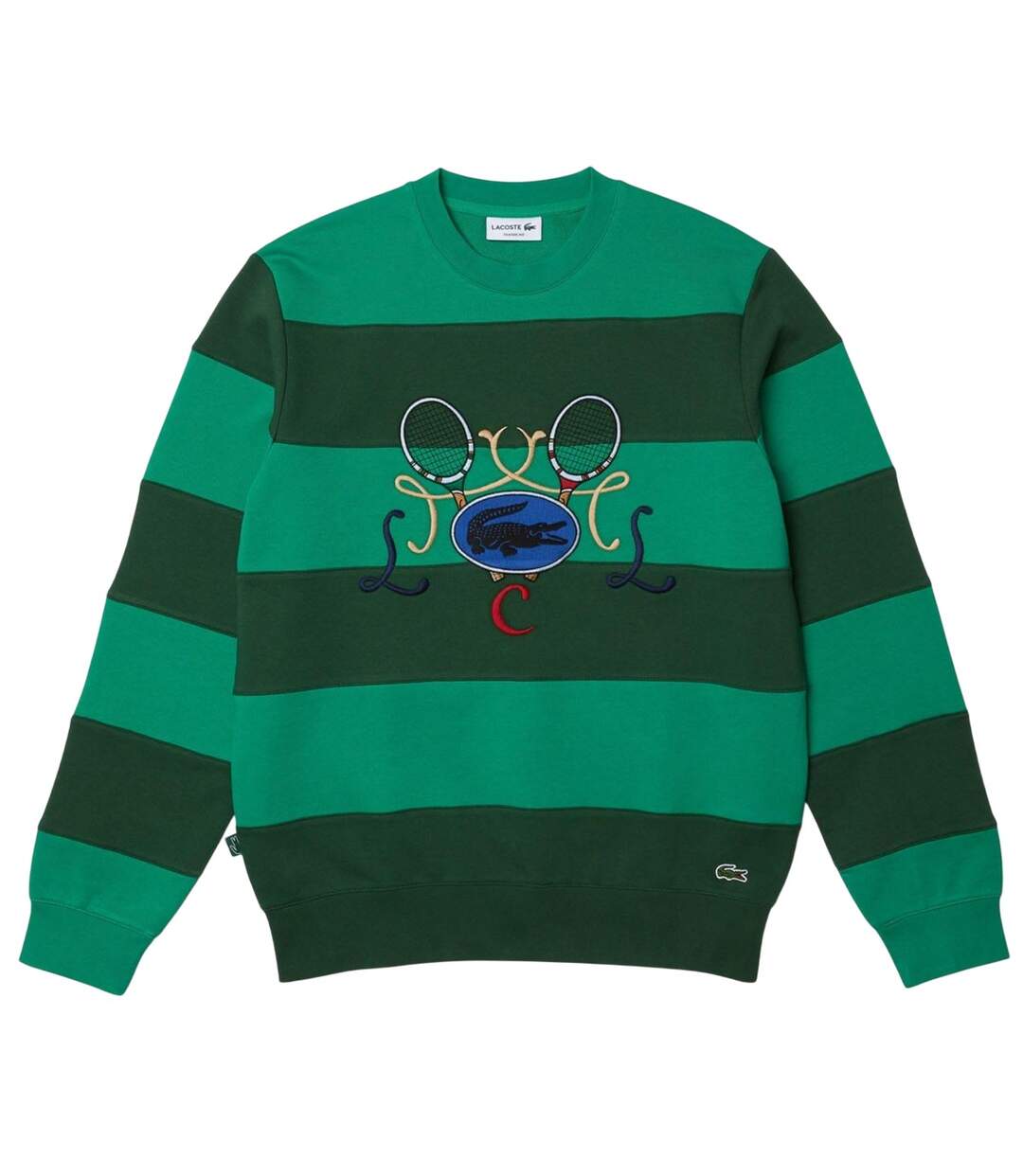 Sweat Style Tennis Homme Vert Lacoste-2