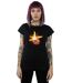 Disney - T-shirt CARS LIGHTNING MCQUEEN BURST - Femme (Noir) - UTBI13849-2