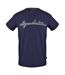 T-shirt Motif/style Lettrage Homme Bleu Marine Aquascutum-1