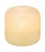 Vase Design en Verre Lignes Carla 16cm Jaune Clair-2