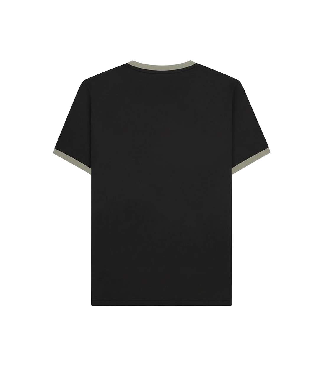 T-shirt Motif/style Ringer Homme Noir Lambretta-2
