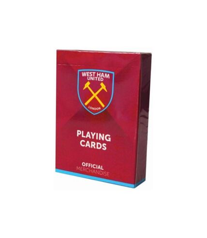 West Ham United FC - Jeu de cartes (Bordeaux / Bleu) (Taille unique) - UTBS2701