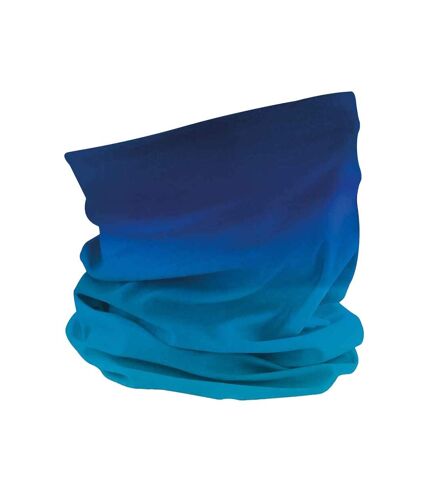 Unisex adult morf ombre snood one size caribbean blue Beechfield