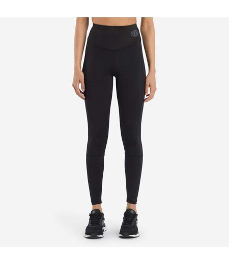 Womens/ladies Pro 7/8 Training Leggings Black Umbro
