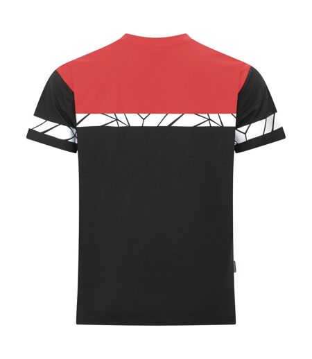 T-shirt Progression Homme Noir Rouge Projob