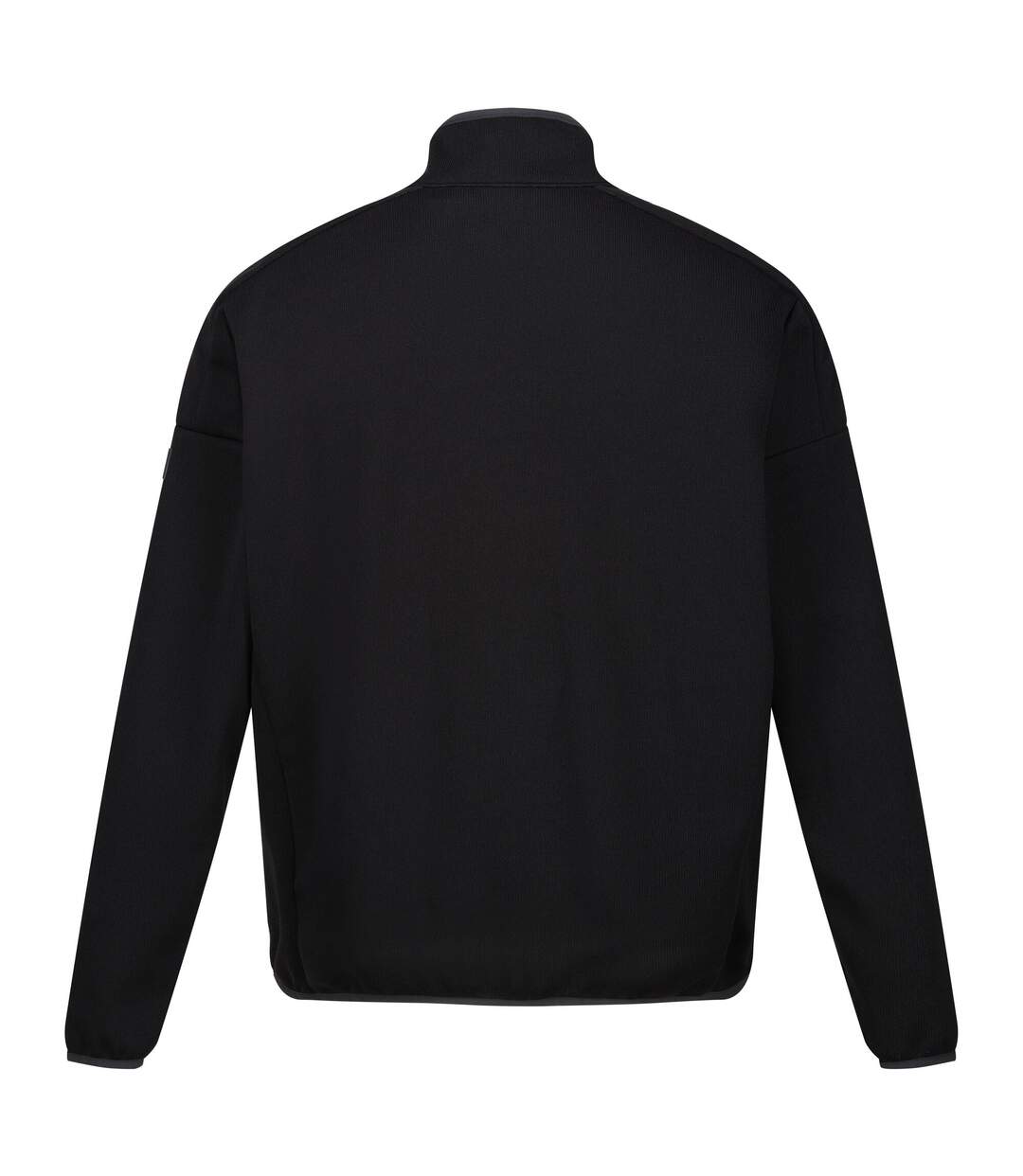 Mens Kassam Marl Full Zip Fleece Jacket Black Agave Green Marl Regatta-3