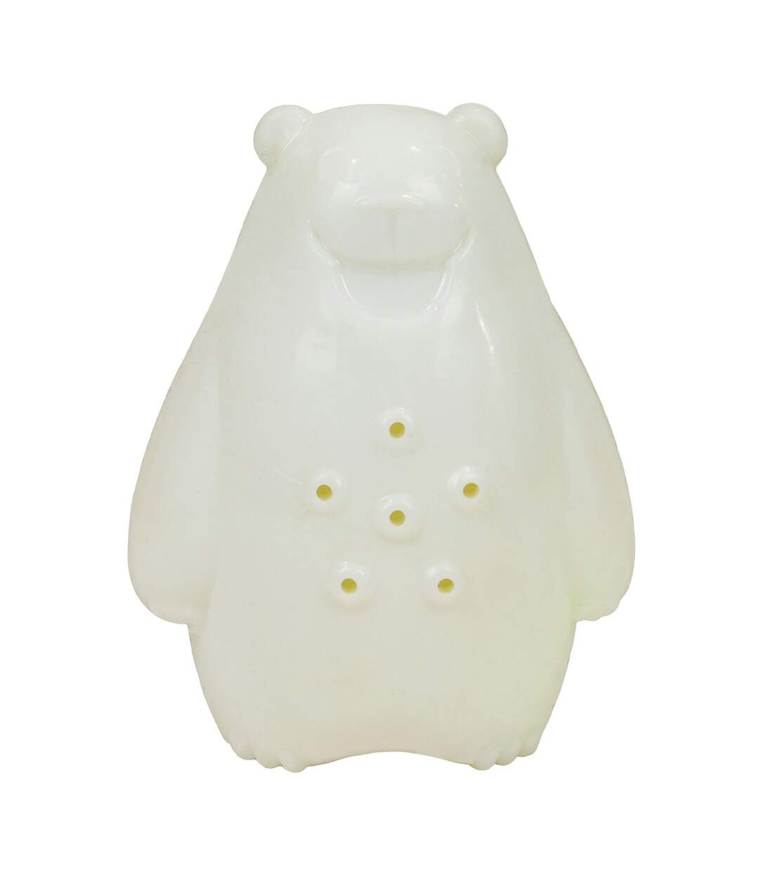 Paws olwen ice bear dog chew toy one size white Ancol-1