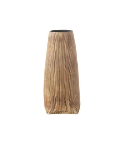 Paris Prix - Vase Long Design En Céramique maria 29cm Marron