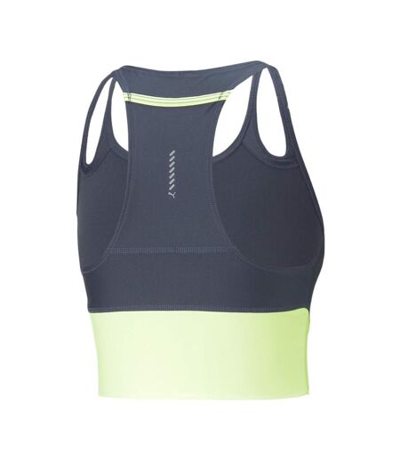 Débardeur jaune/noire femme puma run ultraform - m