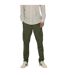 Mens Dean Regular Cargo Trousers Olive Night Only-2