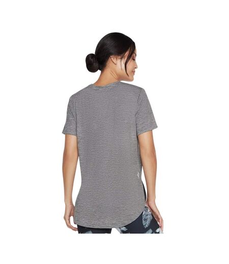 Womens/ladies Godri T-shirt Charcoal Skechers