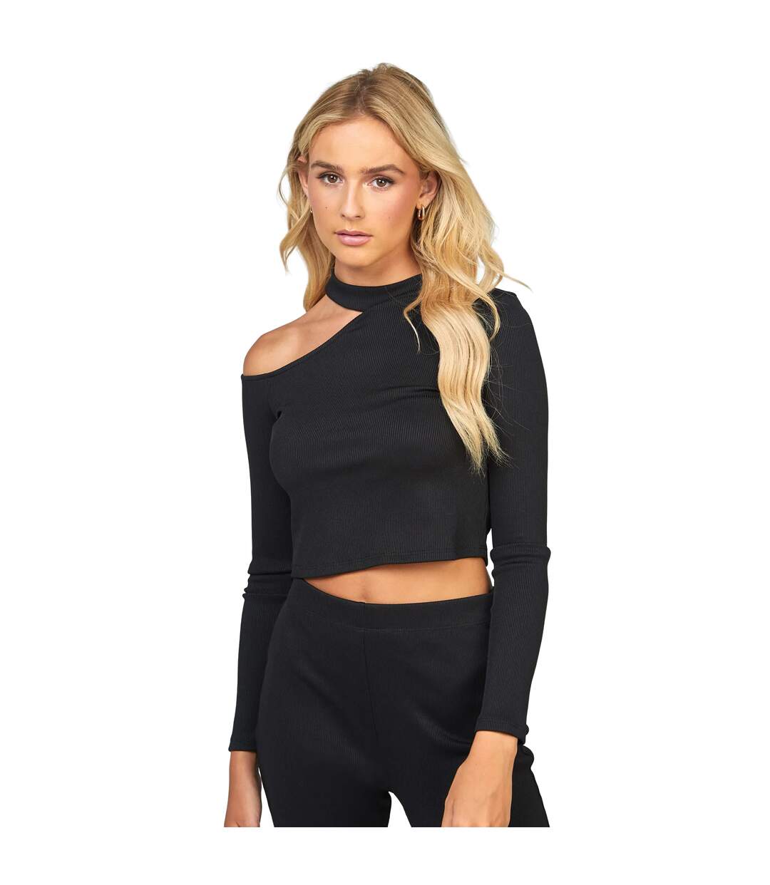 Haut manches longues femme noir SikSilk-3