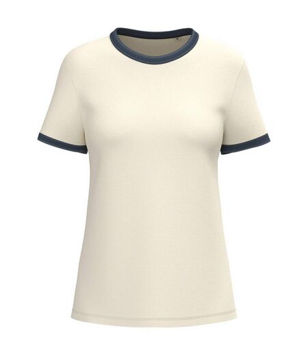 T-shirt Femme Blanc Cassé Paprika Native Spirit