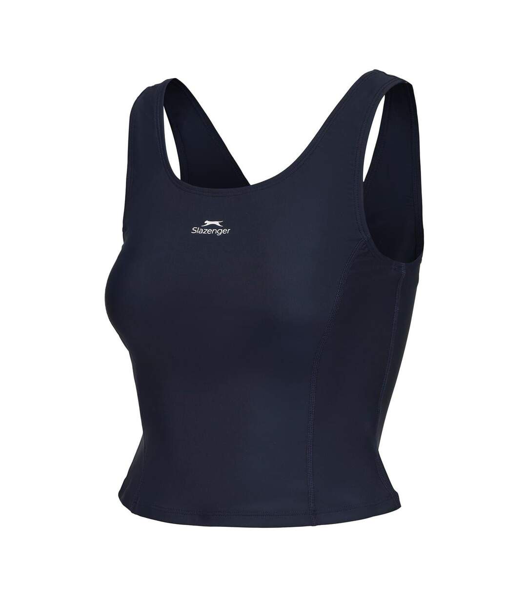 Womens/ladies Tankini Set Navy Slazenger-4