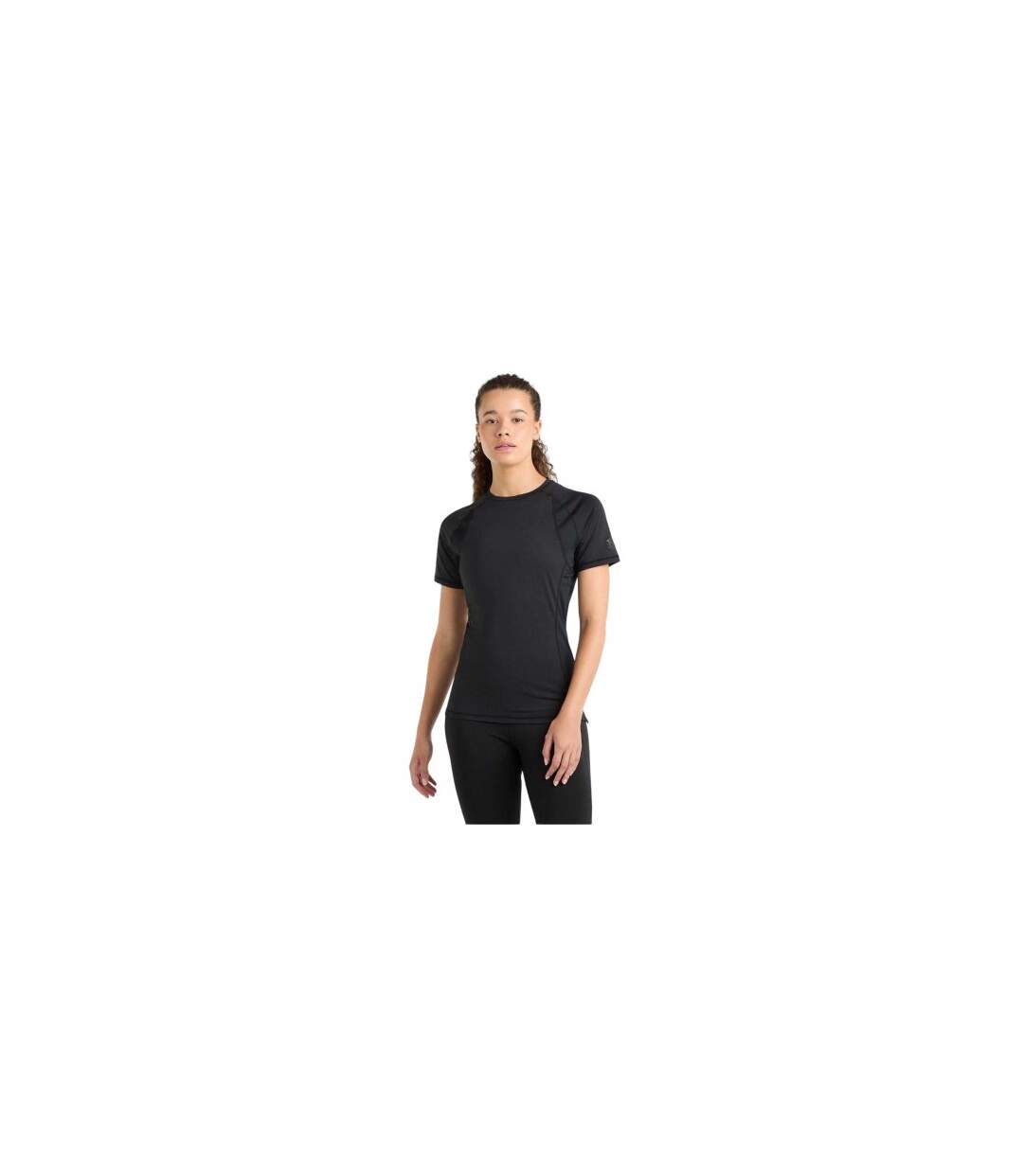 T-shirt Manches Raglan Femme Noir Umbro-1