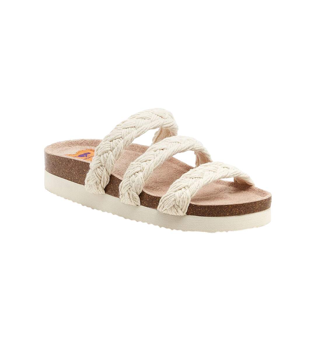 Womens/ladies ashley braided sandals natural Rocket Dog