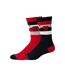 STANCE Lot de 2 paires de Chaussettes Homme Coton BULLS ST 2PACK Rouge Noir NBA-1