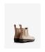 Womens/ladies Original Waterproof Block Heel Chelsea Boots Chocolate Brown Hunter-3