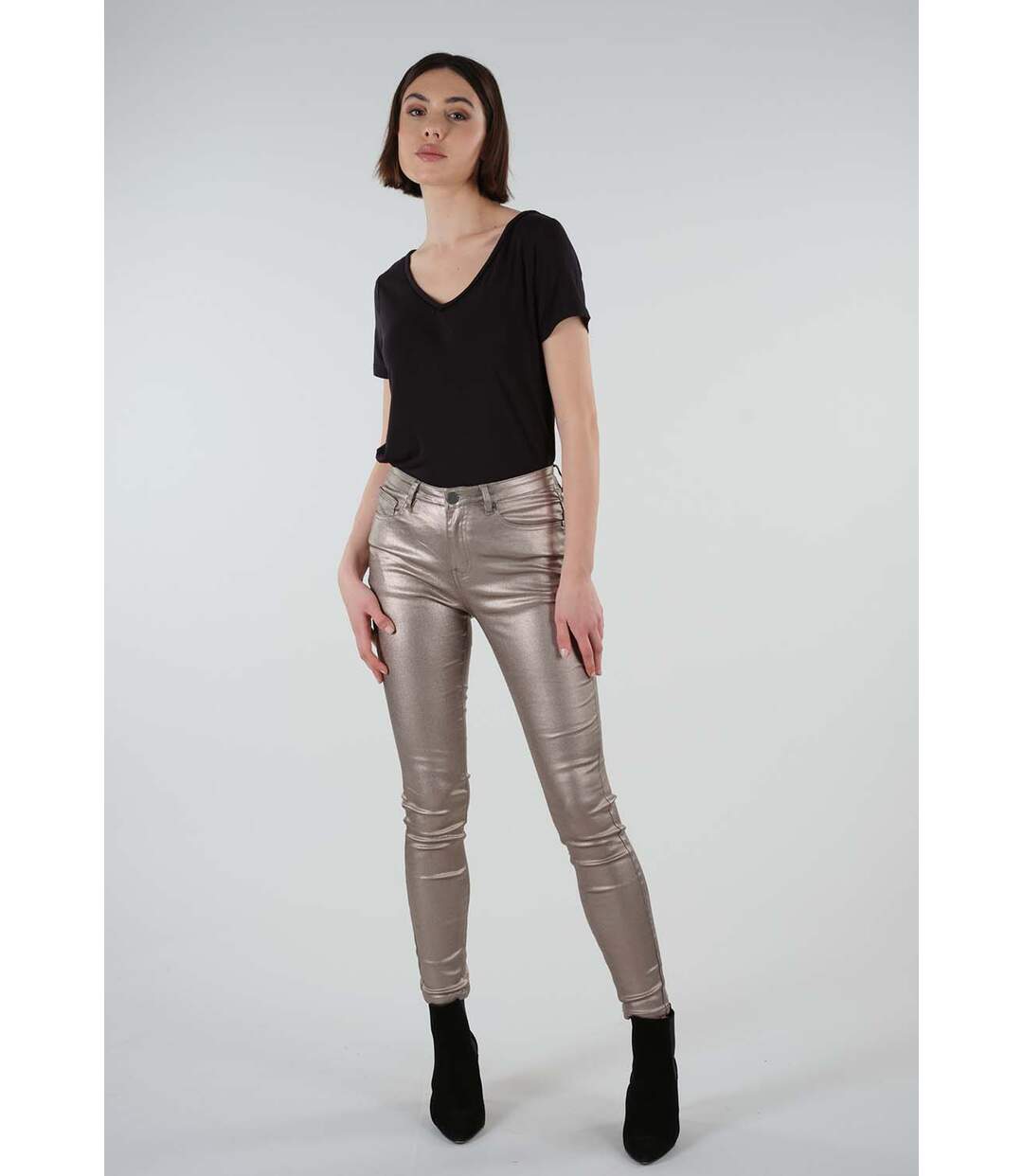 Pantalon en toile enduite LYSIE-2