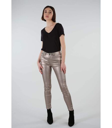 Pantalon en toile enduite LYSIE