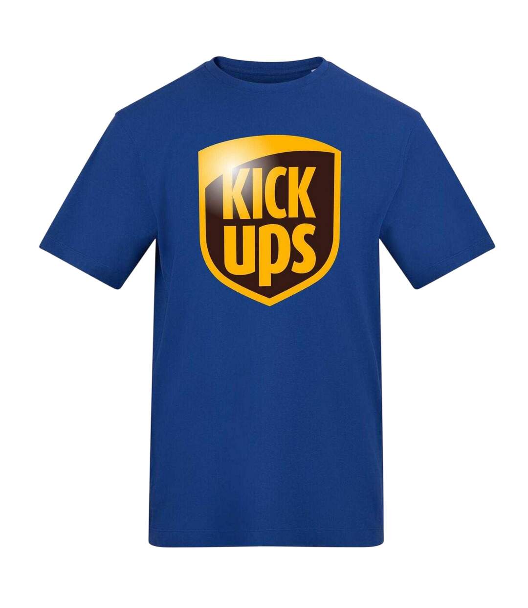 Unisex Adult Novelty Regular T-shirt Blue K-UP-1