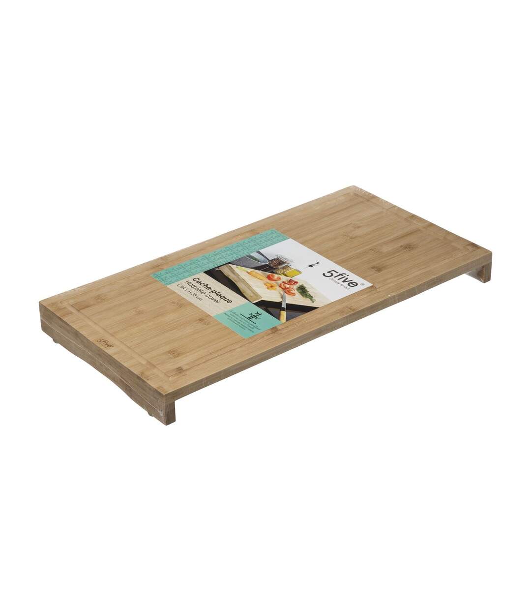 Cache plaque de cuisson en bambou-3