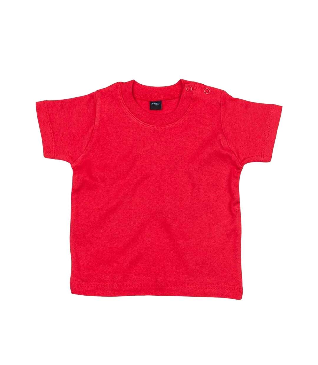 T-shirt bébé rouge Babybugz-1