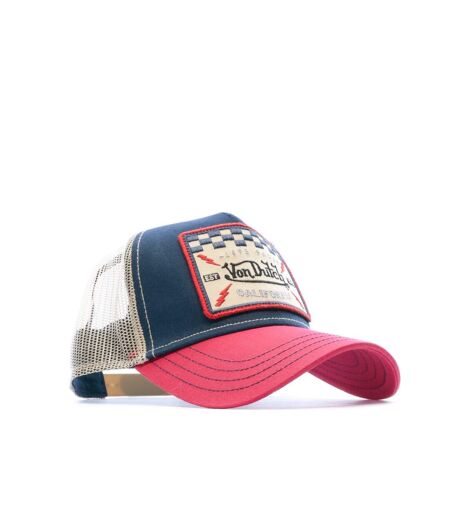 Casquette Bleu marine rouge et beige Homme/Femme Von Dutch