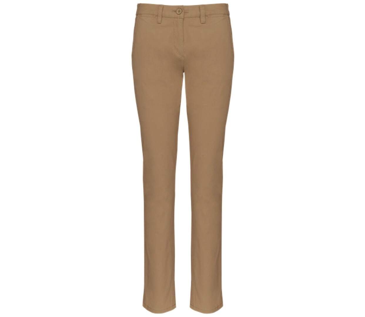 Pantalon chino - Femme - PAT741 - beige camel-1