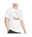 T-Shirt blanc homme adidas grfx-1