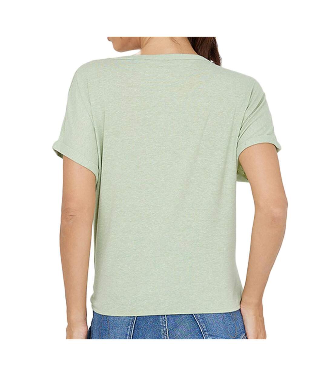 T-Shirt Vert Clair Femme Vero Moda Marijune - L