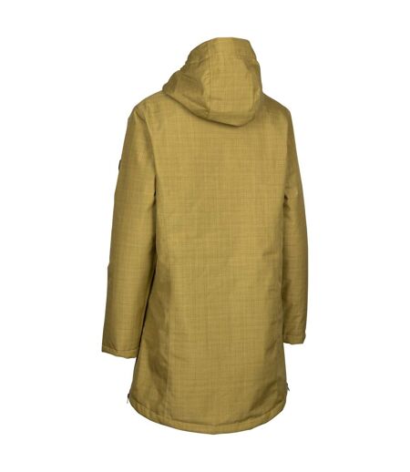 Veste imperméable neeska femme jaune olive Trespass