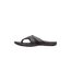 Mountain Warehouse Mens Leather Flip Flops (Black) - UTMW1901