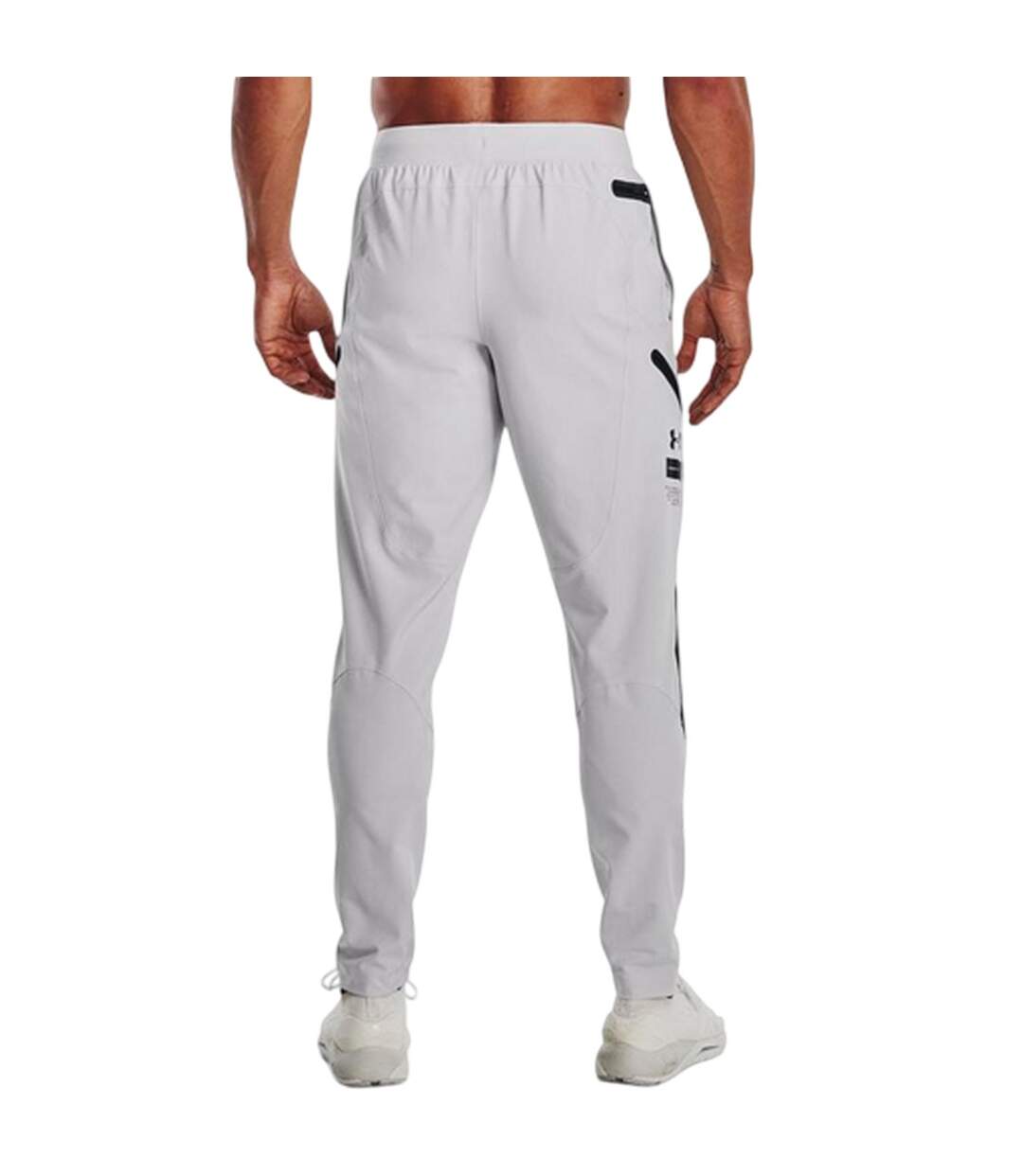 Mens Unstoppable Casual Cargo Trousers Grey Under Armour-4