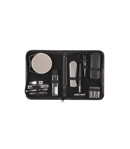 Coffret de Beauté Homme 15 Accessoires 29cm Noir