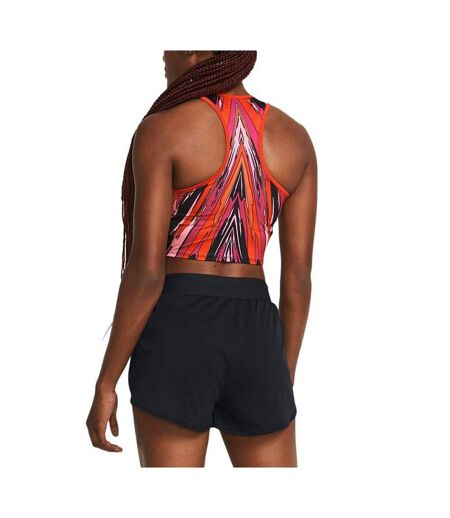 Womens/ladies Pro Runner Tank Top Black Under Armour