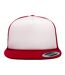 Casquette trucker blanc / rouge Yupoong