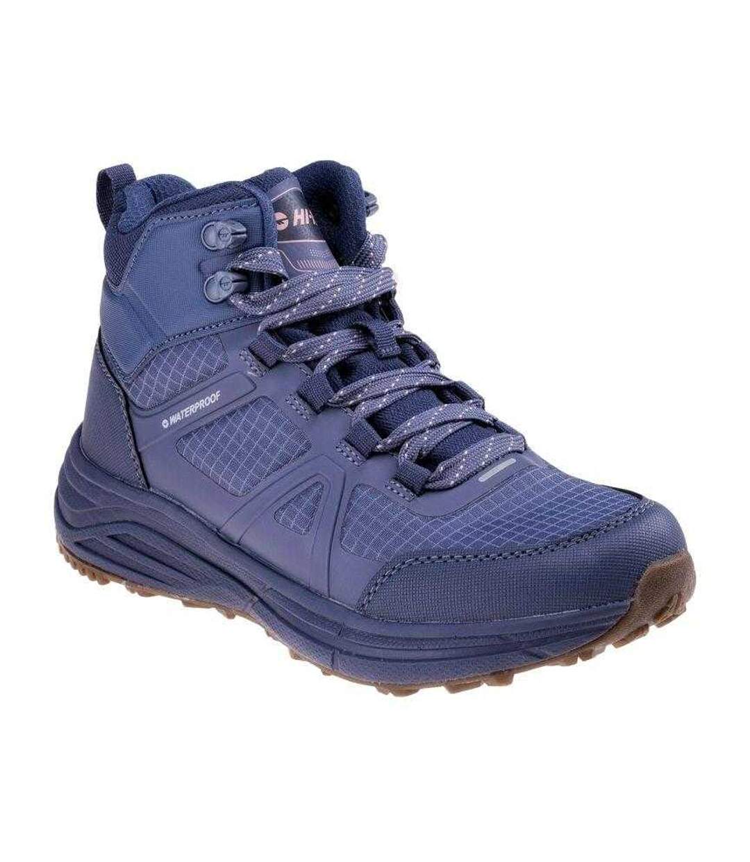 Bottes Mi-hautes Granise Femme Bleu Marine Foncé Hi-Tec-1