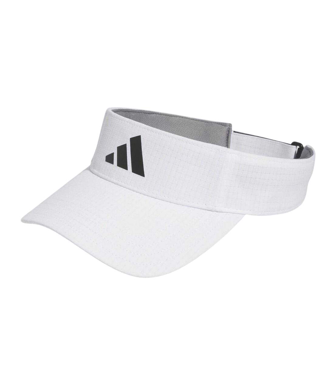 Mens Grid Golf Visor White Adidas-1