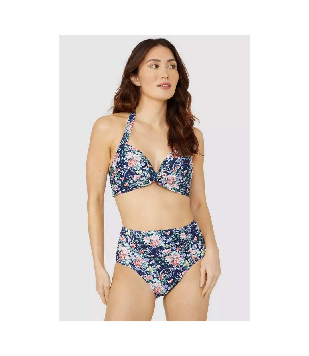 Haut de maillot de bain femme bleu marine Debenhams