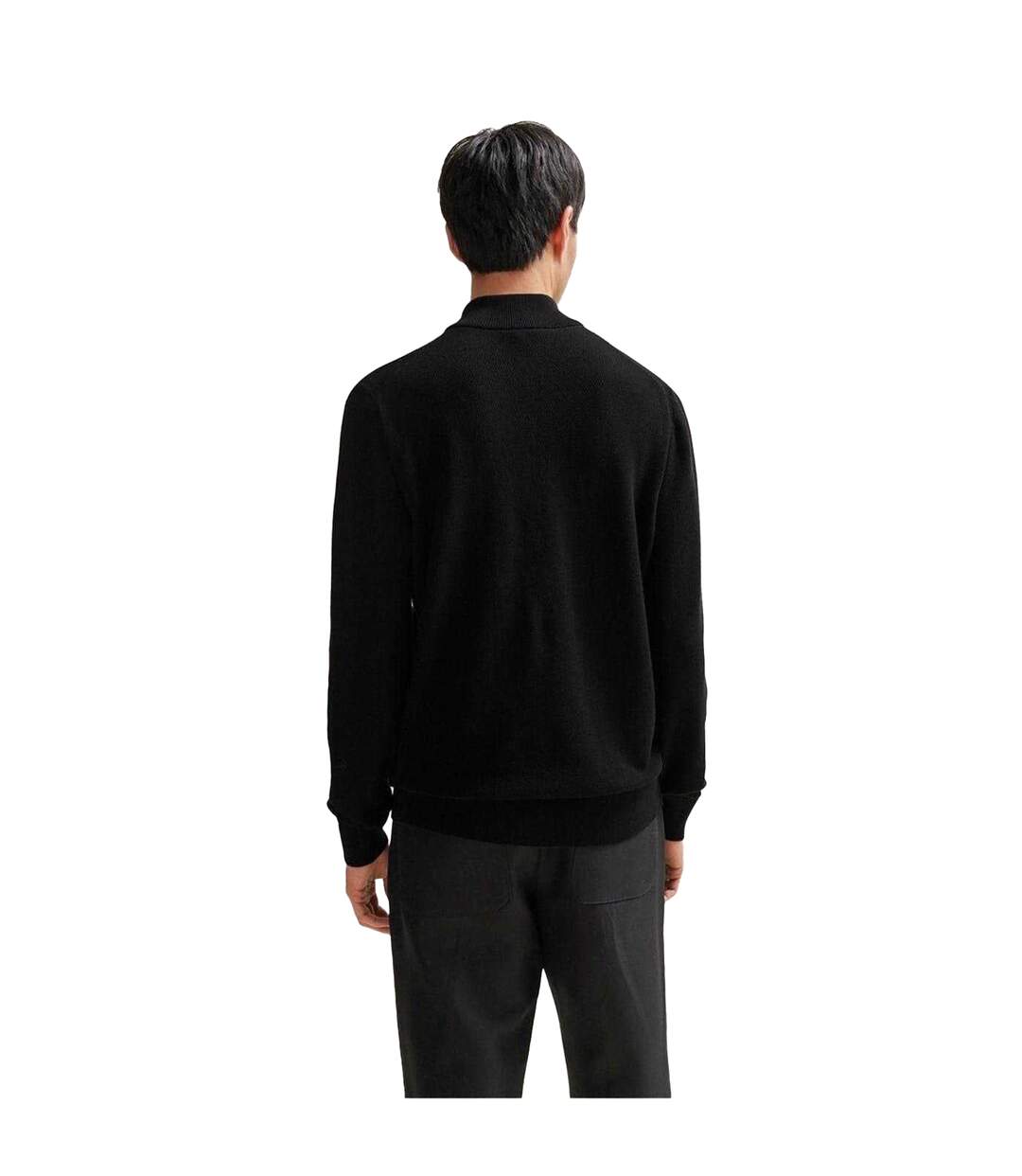Pull Ebrando-p Homme Noir Boss-3