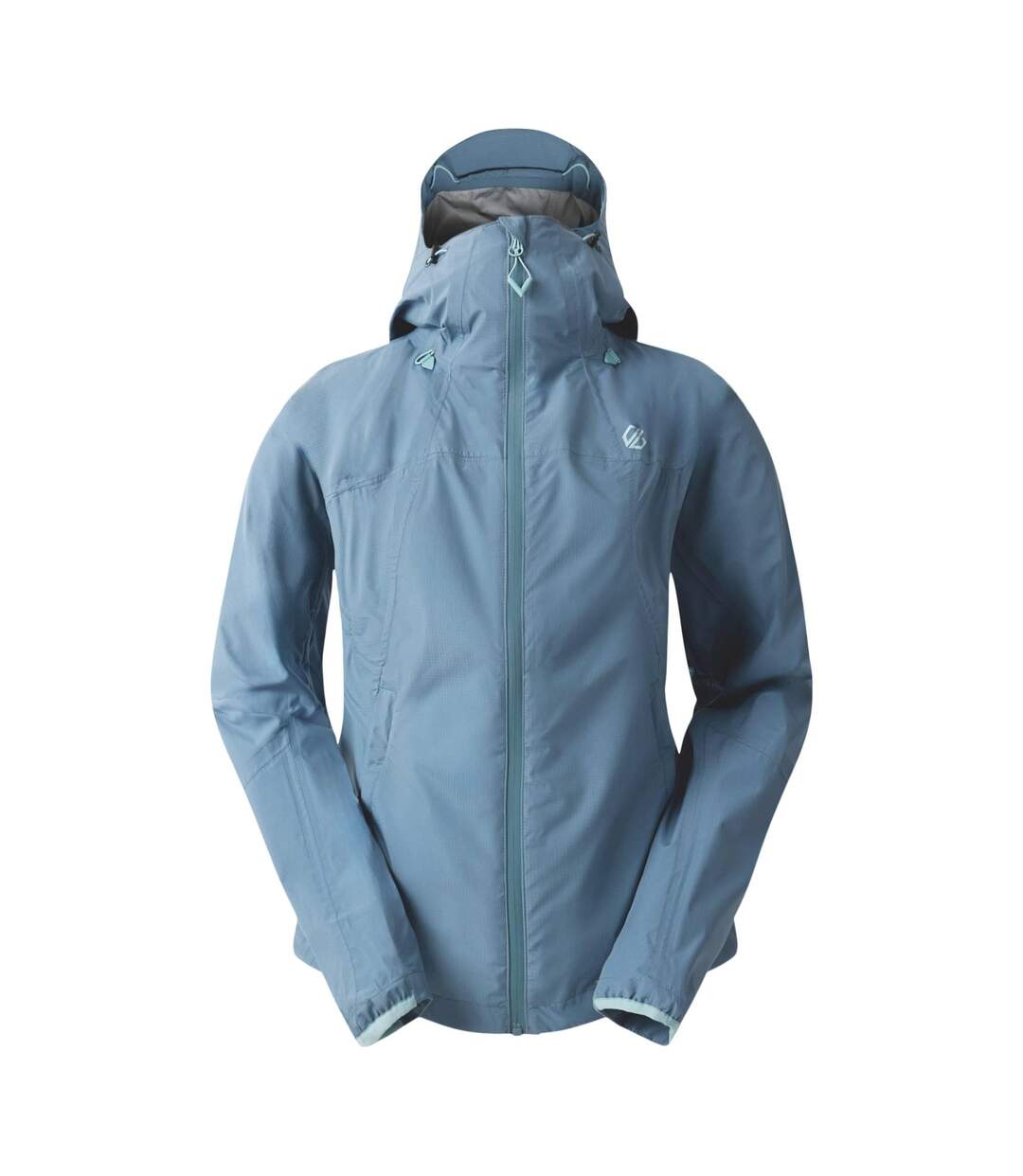 Womens/ladies breathe easy waterproof jacket element grey Dare 2B-1