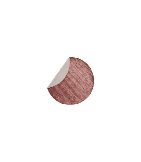 Tapis Déco Rond Indra 200cm Rose Poudré